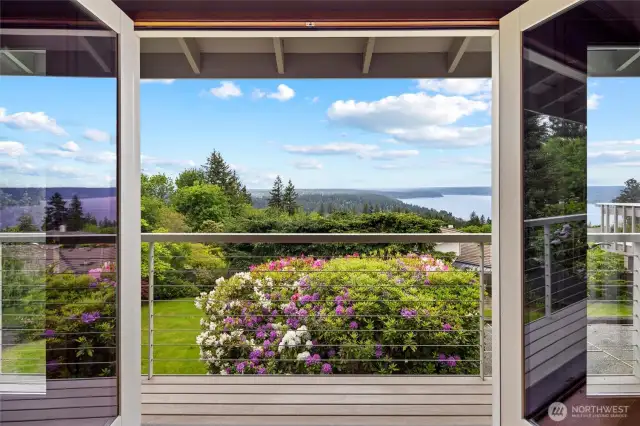 open living room french doors