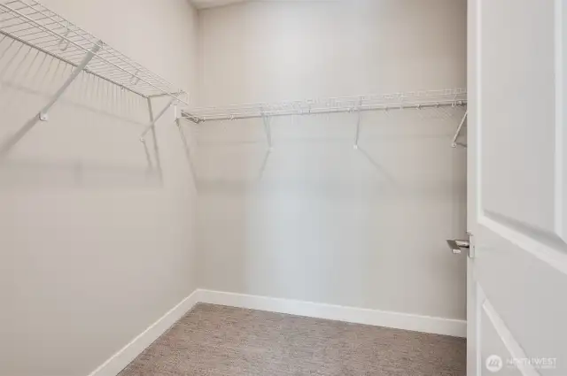 Primary walk in closet