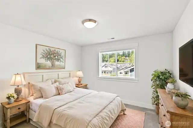 The 3rd bedroom (virtually staged).
