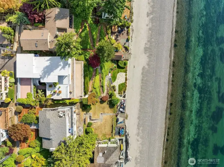 The "North beach" is well known among Three Tree Point residents for its stellar sandy shoreline, one of the very best in the Greater Puget Sound region.
