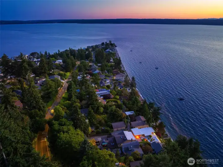 Thank you for touring with us this very special property a mere 20ish-minute drive to Downtown Seattle and a short carpool to SeaTac international airport (hard to believe in this peaceful setting). Schedule a private tour with your favorite broker.