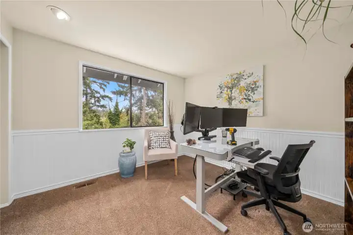 One of three bedrooms.  Unsed as an office here.
