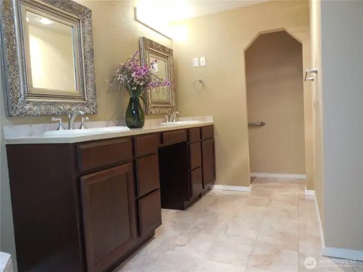 Primary Double Vanity