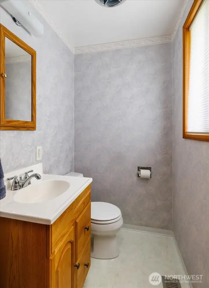 Half bath off the laundry room.