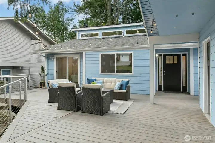 This is a place to linger and gather, read the  weekend paper and watch the world go by.