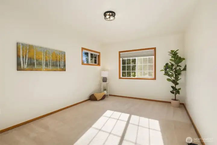 Bedroom #4 with walk-in closet.