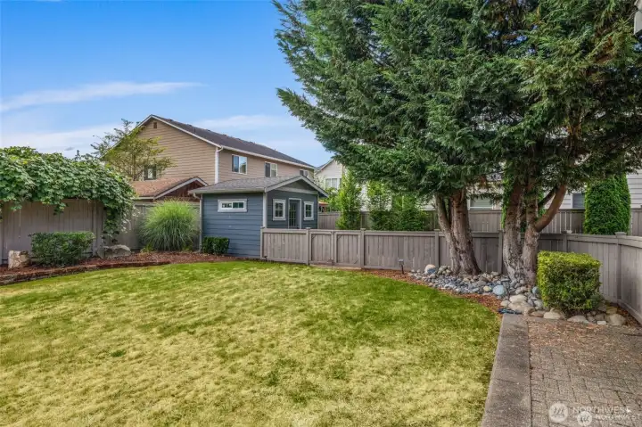 Great outdoor space for weekend games and quality time.