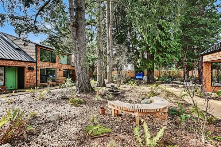 Beautiful central gathering area