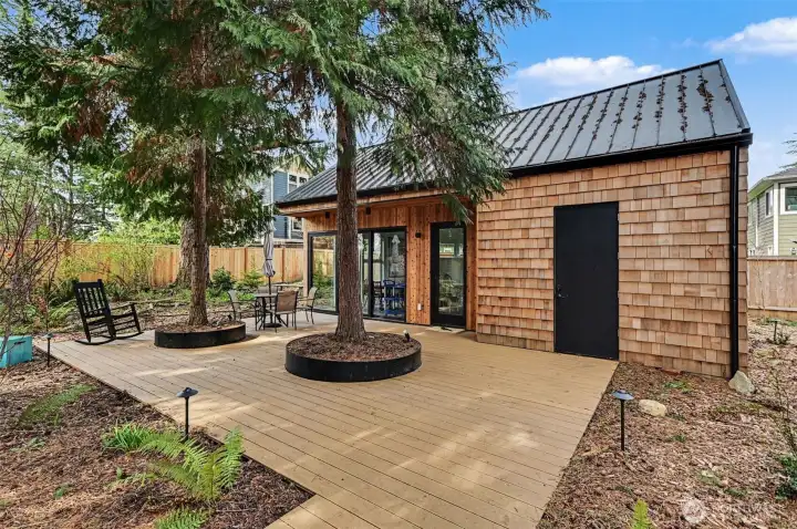 Community clubhouse for shared meals and gatherings.