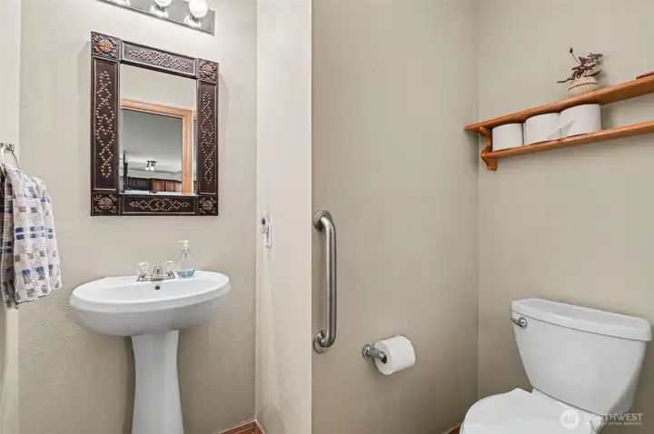 Main floor powder room.