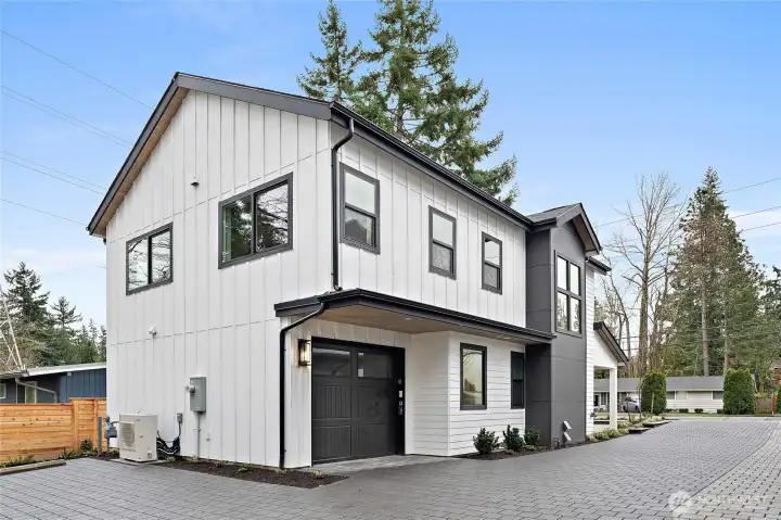 Attached garage