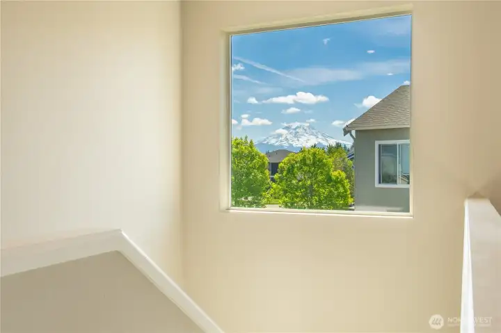 Look at that Mt view!