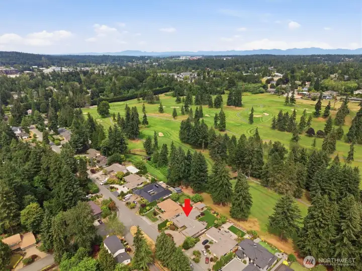 Fantastic location on the 7th fairway of Glendale Country Club's golf course.