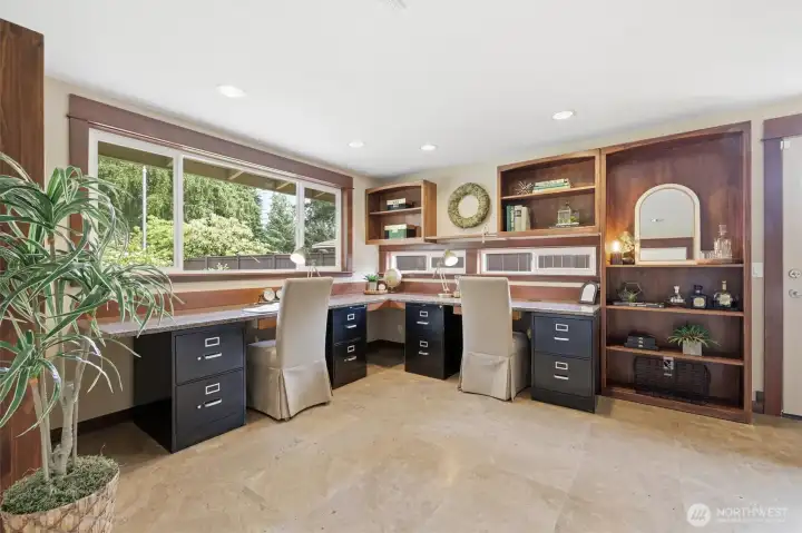 Work alongside views to the golf course!