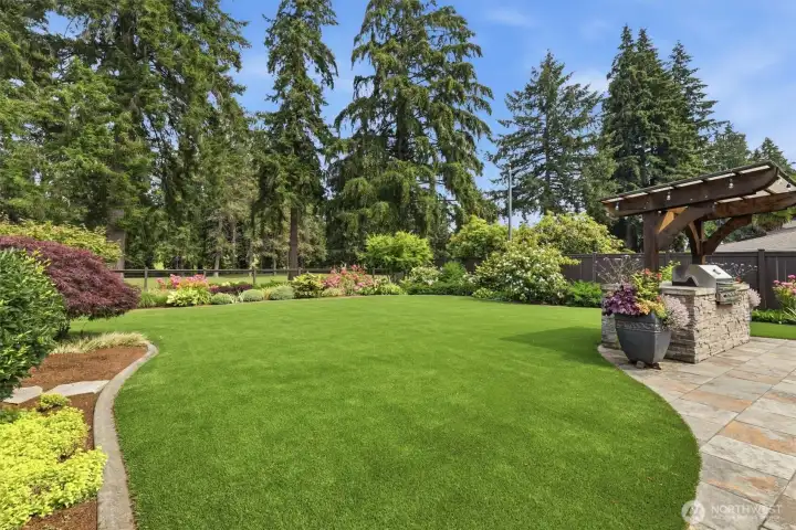 Maintenance-free turf lawn!