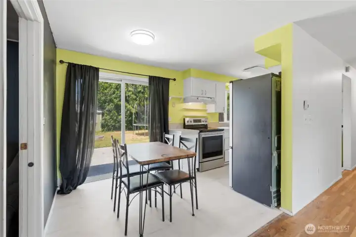 Kitchen with eating space