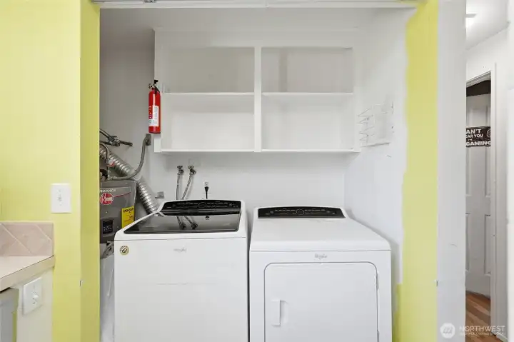 Laundry with storage