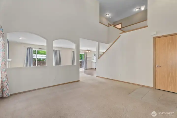 Love the niche cut-outs in the wall and entry closet