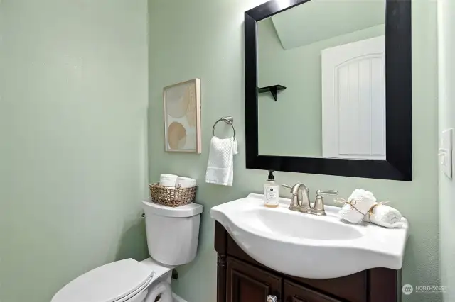 Powder Room on main.
