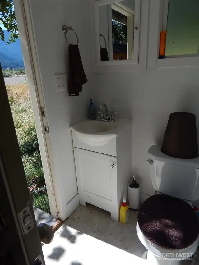 Latrine w/Water Closet.