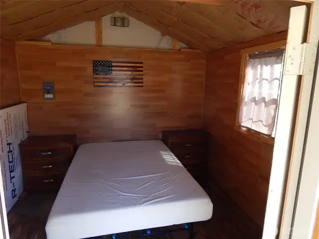 Twin bed.