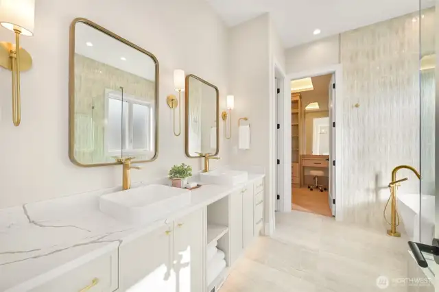 Primary bathroom.