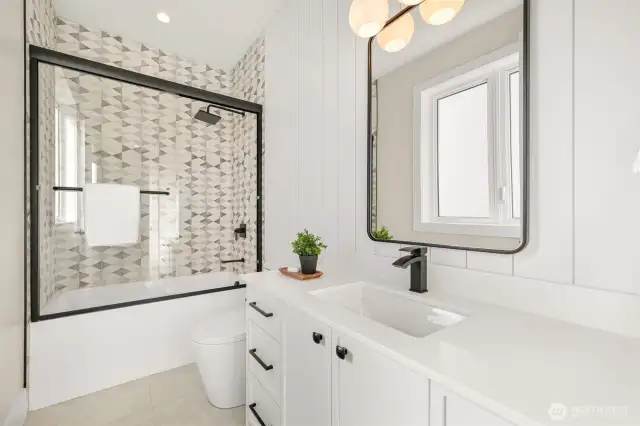 Ensuite for the second bedroom upstairs.