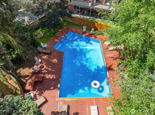 There is also a community pool!