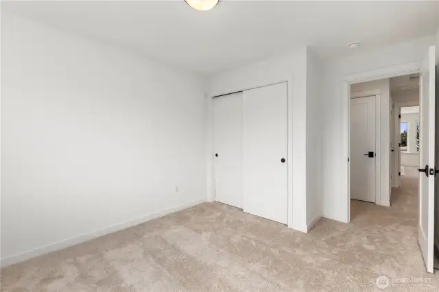 Upper level laundry room