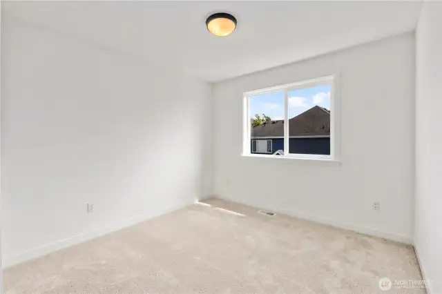 Upper level laundry room