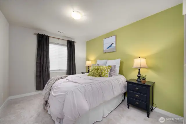 Spacious bedroom no. 3 located on the upper level!