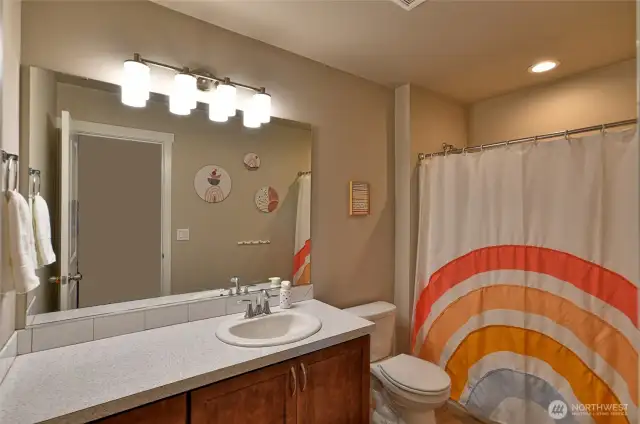 Full bathroom upstairs