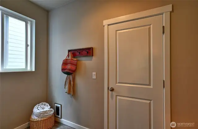 Mudroom to oversized 2 car garage