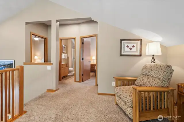 View to the upstairs bedrooms