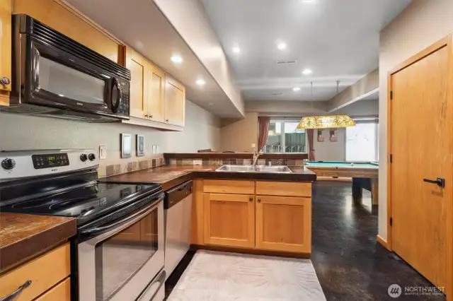 Lower level kitchen
