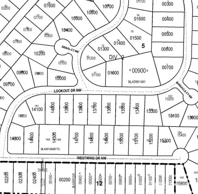 Parcel 10200 - zoom in to Signal Ct cul-de-sac