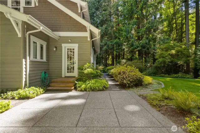 This makes a great spot for outdoor dining and barbecuing!