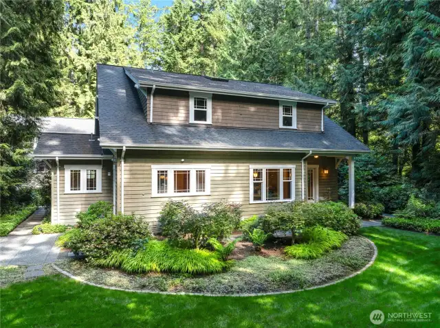 The beautiful setting here is both private and serene!