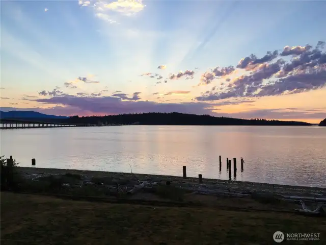 Ahh, the sunset and the serenity ...