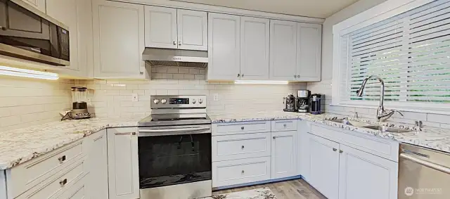 Nicely appointed kitchen