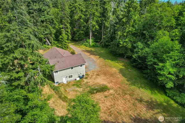 Over 3 acres of private flat land