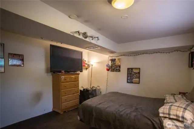 Downstairs bedroom being used as Primary room, second kitchen and bonus room and bath downstairs as well.  Primary suite?