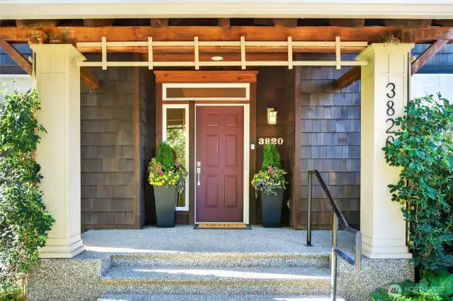 Inviting entrance to your new home
