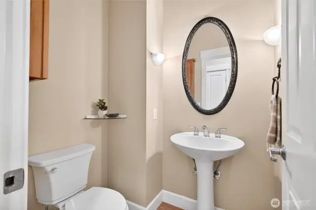 1/2 bath on main level
