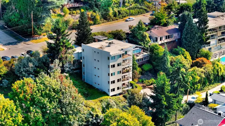 Unit is located on the 4th floor, which is at road level and there is 0 step entry from the carport to the unit!