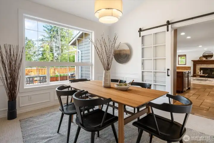 Dedicated dining room