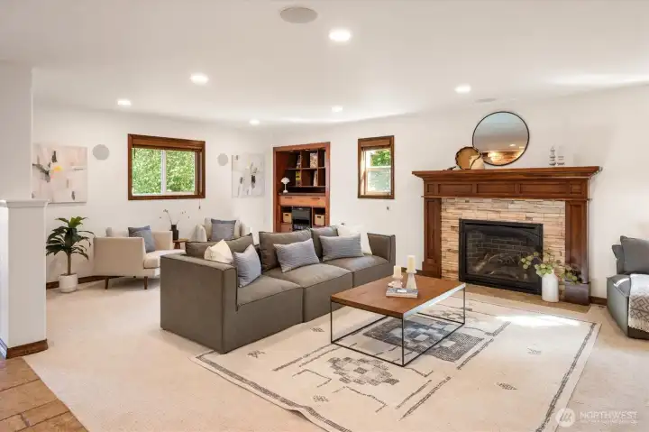 Gas fireplace