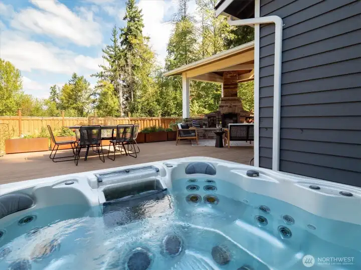 Relax in your private hot tub