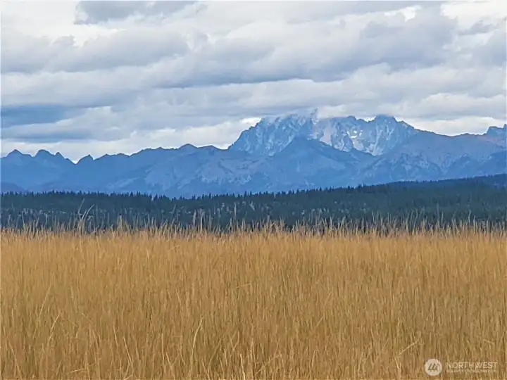 The Stuart Mountain view from the Summit View area of the ranch