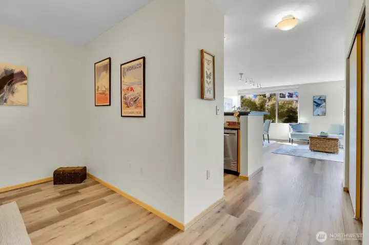 As you enter this light filled space there is a handy den/bonus room for office, guests, or gear!